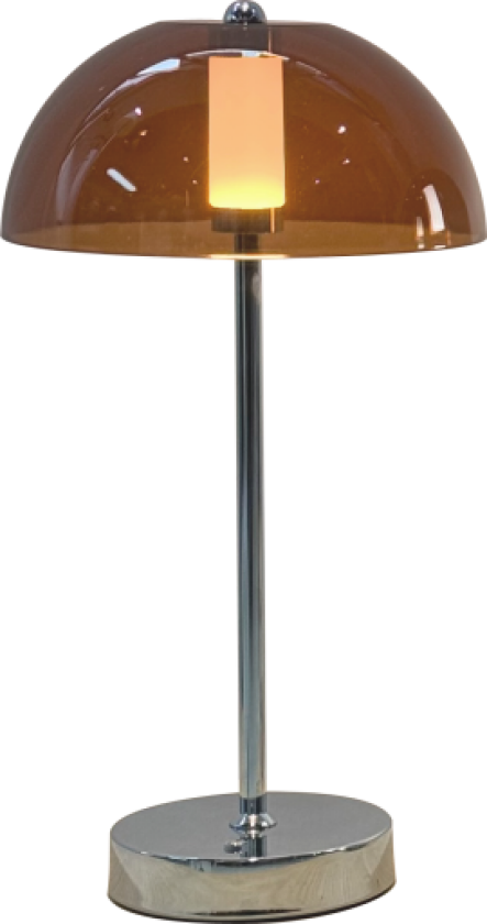 Shade bordlampe oppladbar oransje/brun