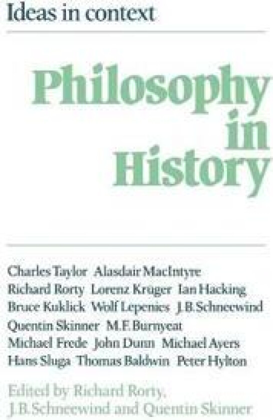 Philosophy in History