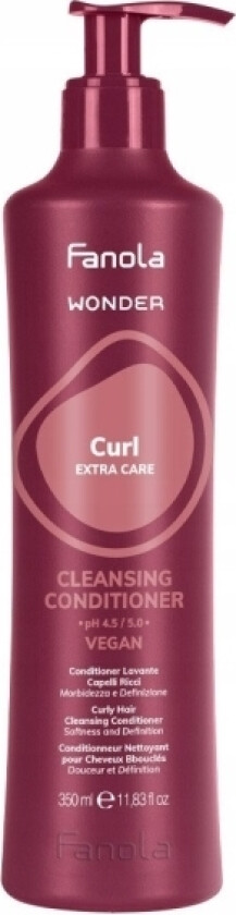 Fanola_Wonder Curl Extra Care Purifying Conditioner For Krøllete Hår 350Ml