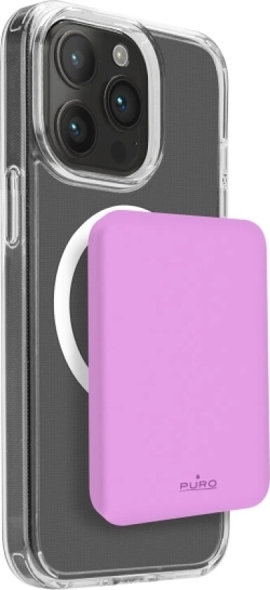 Power Bank Puro Ultra Mini 4200Mah Magsafe Usb-C, Pink