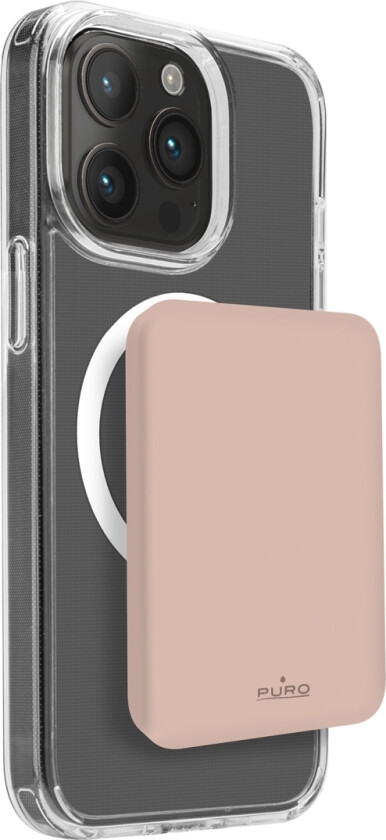 Power Bank Puro Ultra Mini 4200Mah Magsafe Usb-C, Beige