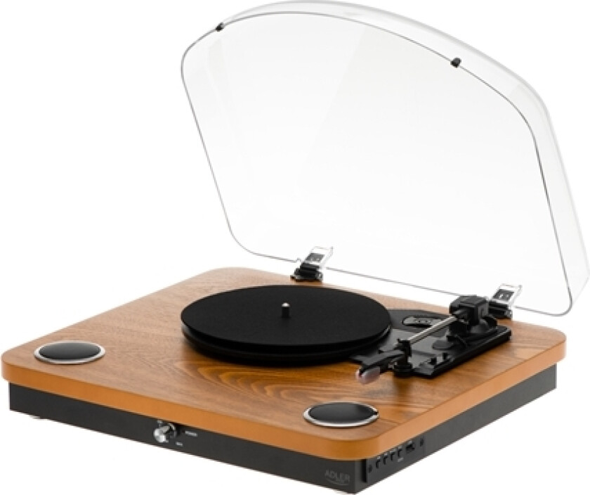 Platespiller Adler Ad-1914 Med Usb, Bluetooth, Metall