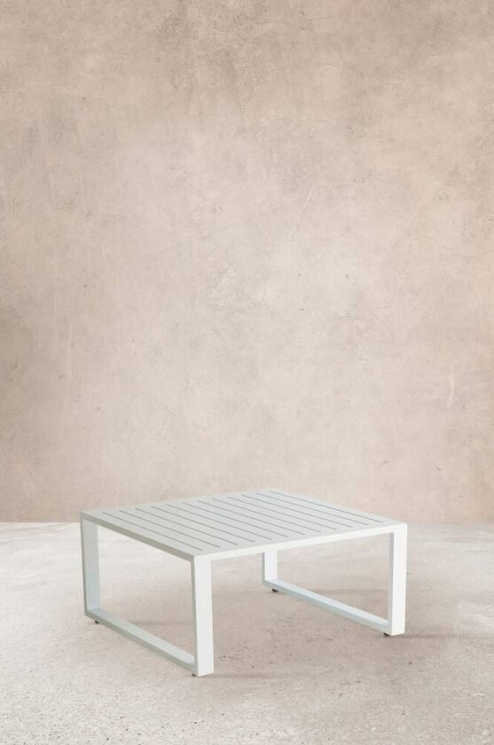 ALASSIO sofabord 71x71 cm Hvit