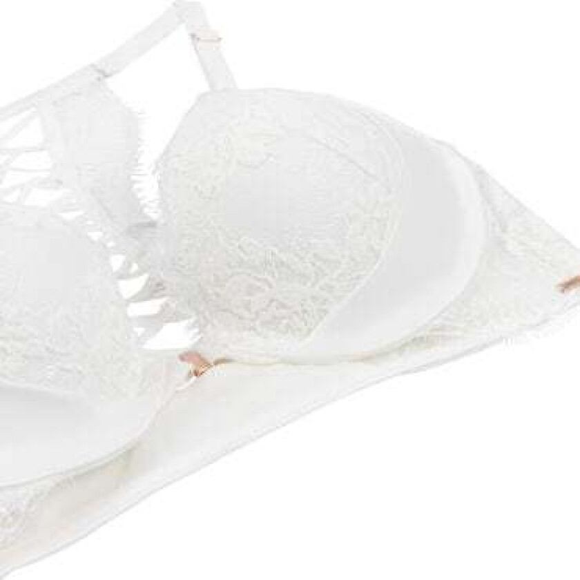 Tiah polstret pushup-BH med bøyle Hvit