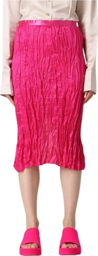 Dame, Skjørt, Rosa, M