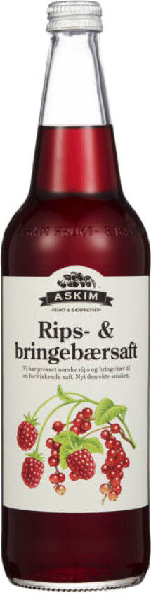 Rips&Bringebærsaft 0,7l
