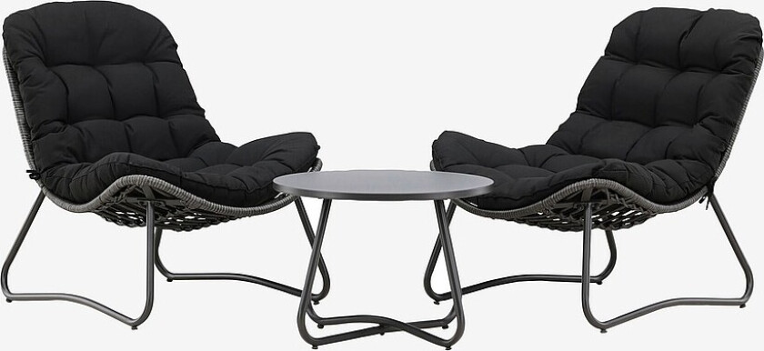 Cala loungesett - Svart