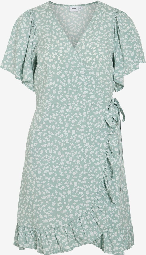 Omslagskjole viNoko S/S Wrap Dress /2 - Grønn