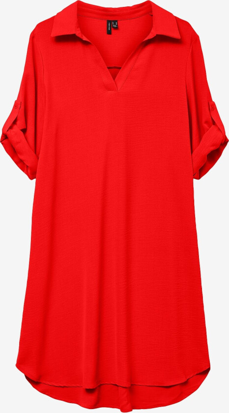 Kjole vMalva Short Fold-up Dress wvn GA - Rød