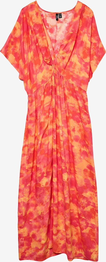 Maxikjole vmcCiana SS V-neck Ankle Dress Wvn - Gull