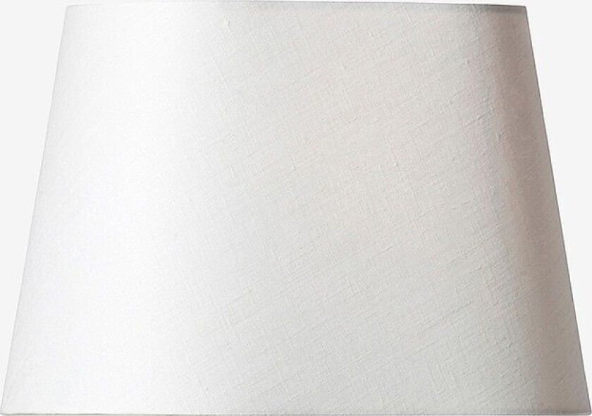 Lampeskjerm Basic oval 26 - Hvit