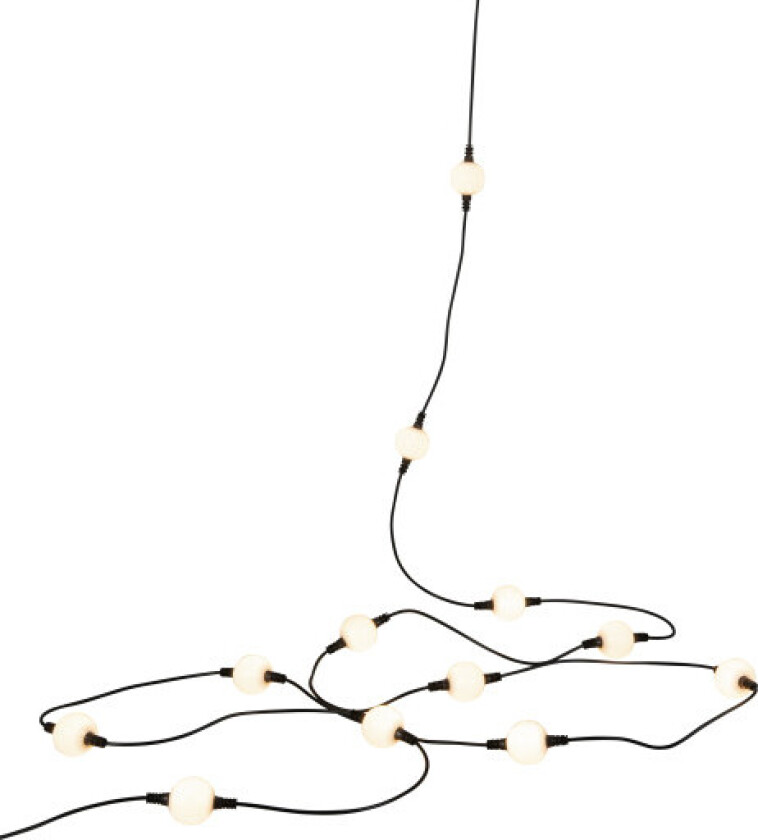 Konstmide utendørs lyslenke, 20 lys, startsett