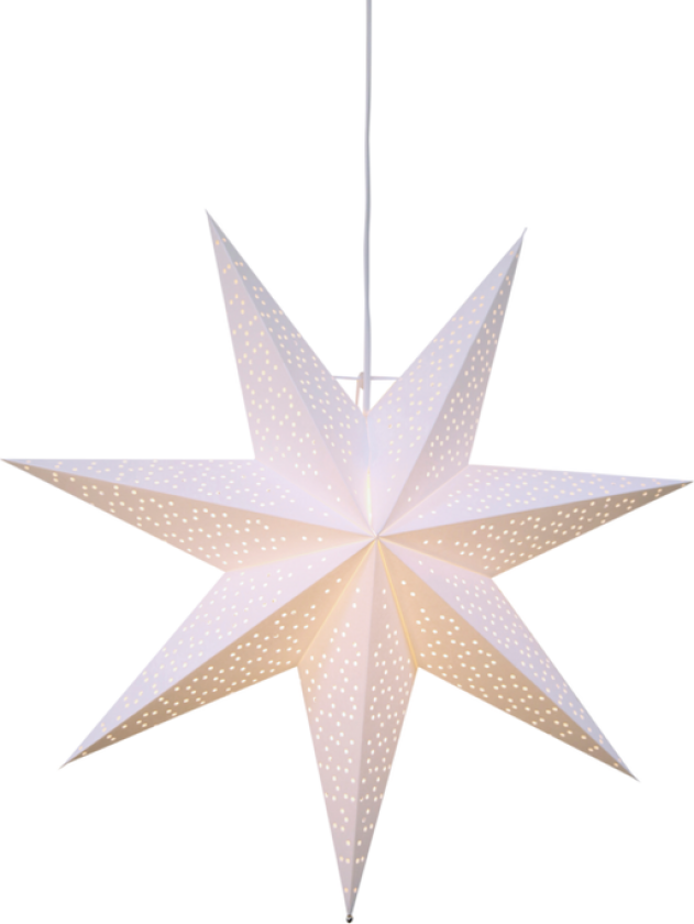 Adventsstjerne Dot 54 cm Hvit