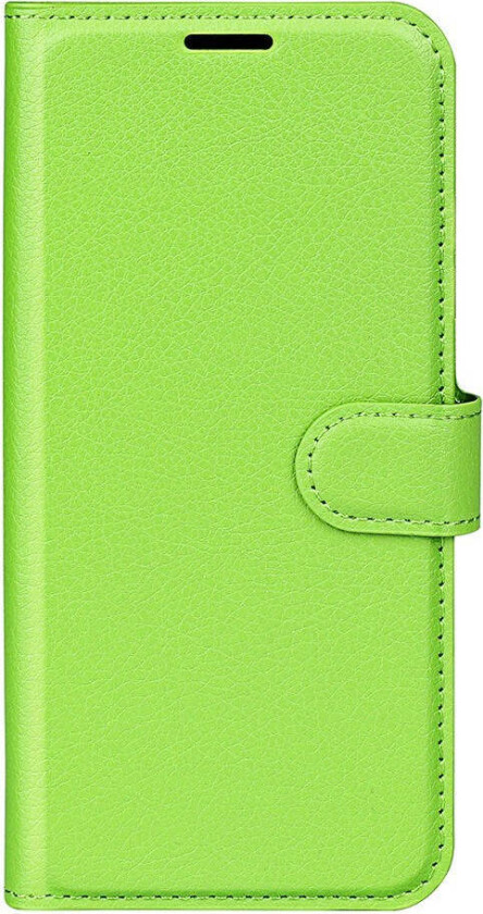 Samsung Galaxy Xcover 7 Pro Kunstskinn Flip Deksel m. Kortholder & Ståfunksjon - Grønn