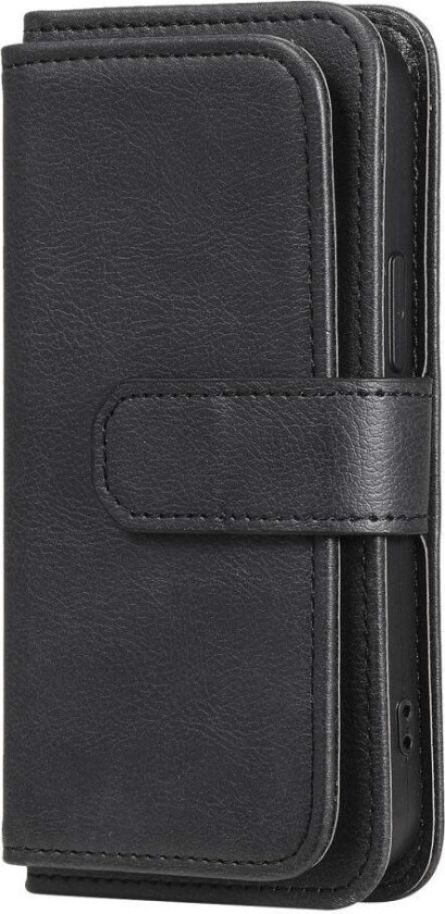 iPhone 13 Mini Flip Deksel med Kortholder – Svart
