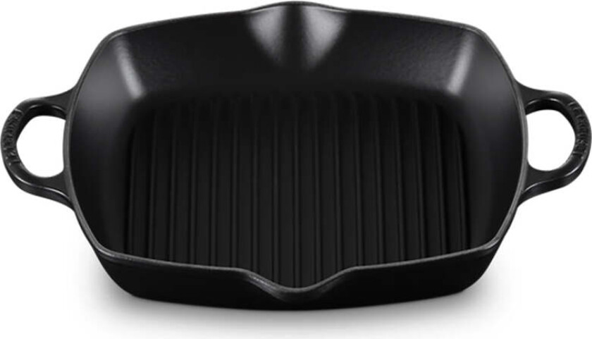 Dyp Kvadratisk Grillpanne 30x30cm Matte Black