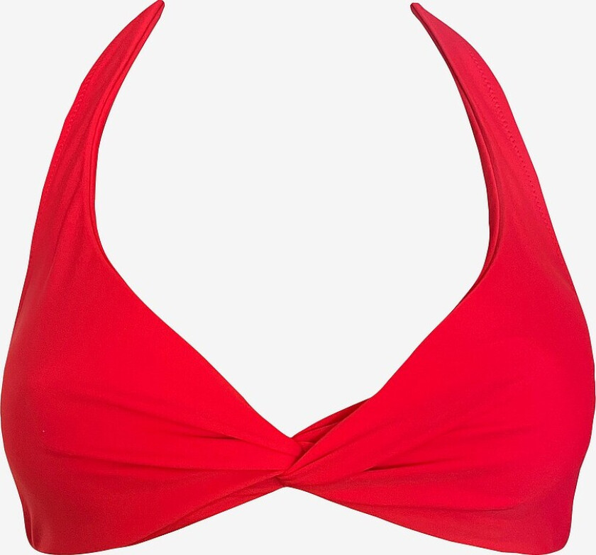 Bikini-BH Exotiq amalfi halter front twist top w removable cups - Rød