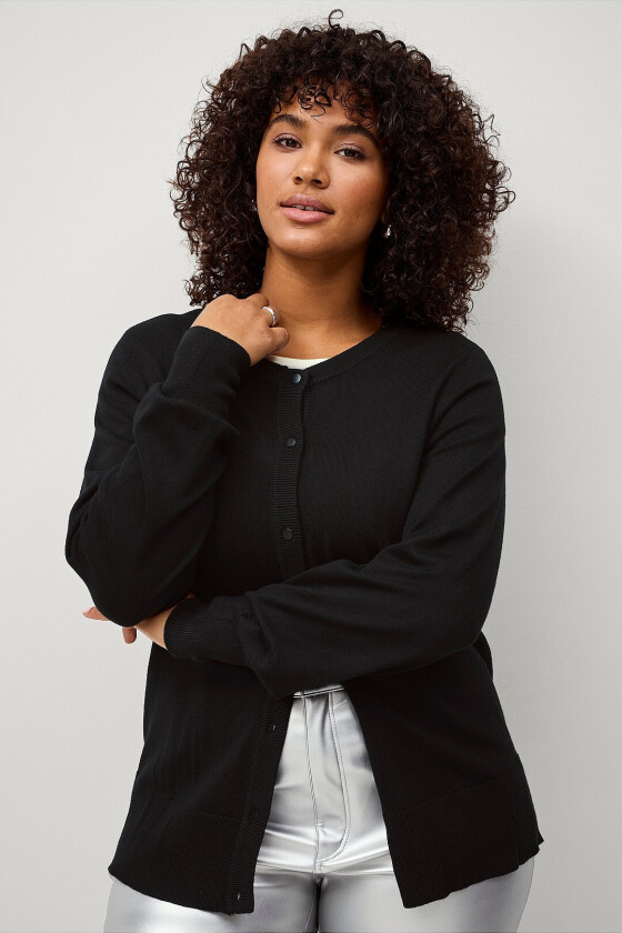 Kardigan mCarrie L/S - Svart