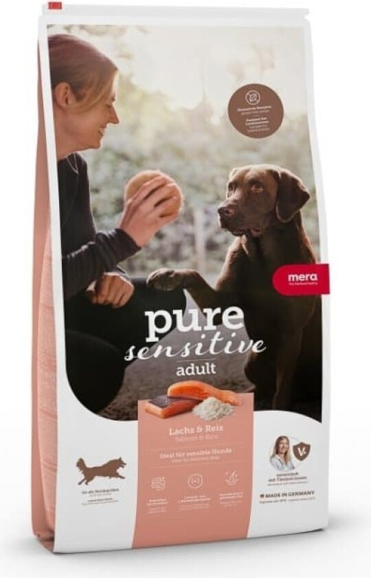 Mera Pure Sensitive Dog Adult Salmon&Rice 4kg