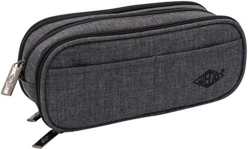 Pennal College, Polyester, Grå Romslig Innerlomme, 5 Penneløkker, 3 Åpne Nettingrom, - 1 Stk (242 45037)