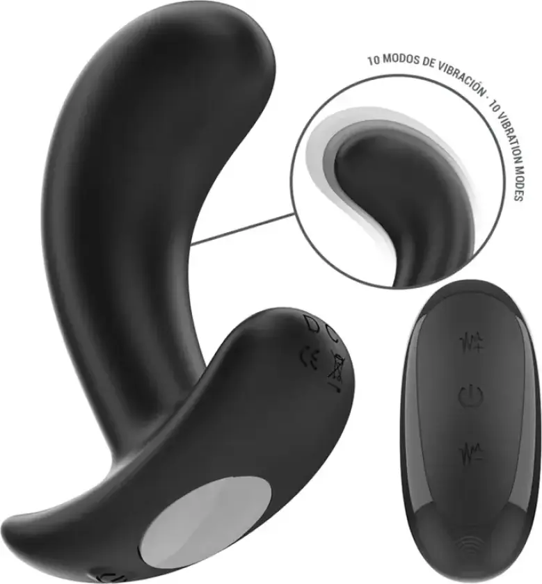 Chandler Anal Plug 10 Vibrations Remote