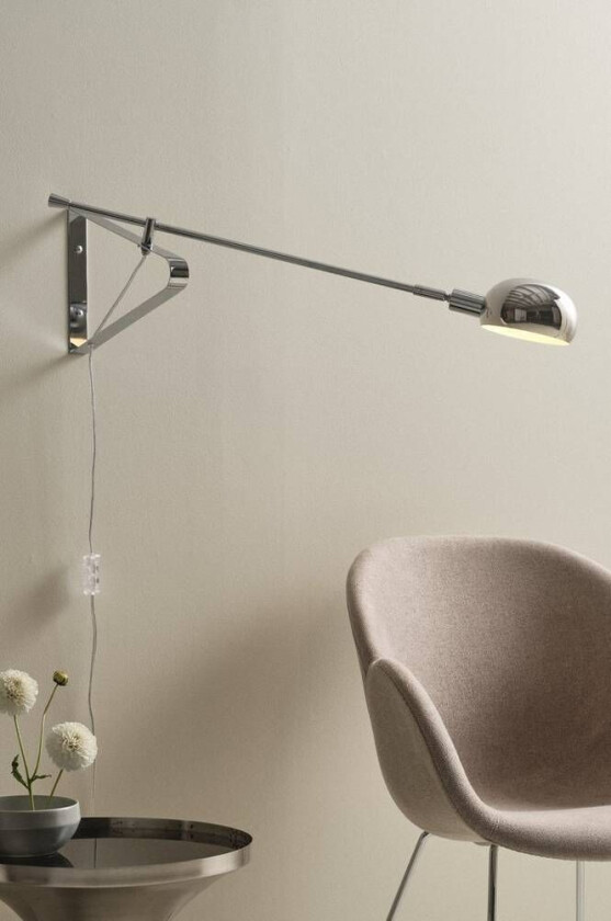 LINCON vegglampe Krom