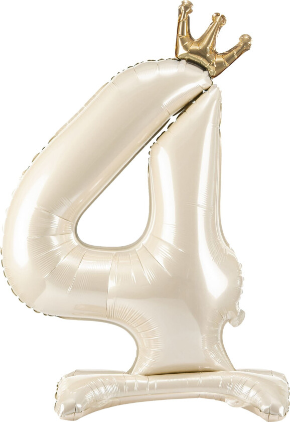 Tallballong Stående Kremhvit - Tall 4