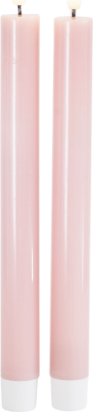 Sille Crown 2 stk. sett, Ø2x25cm, Lys Rosa