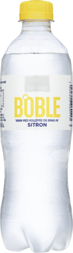 Boble Vann Sitron 0,5l flaske