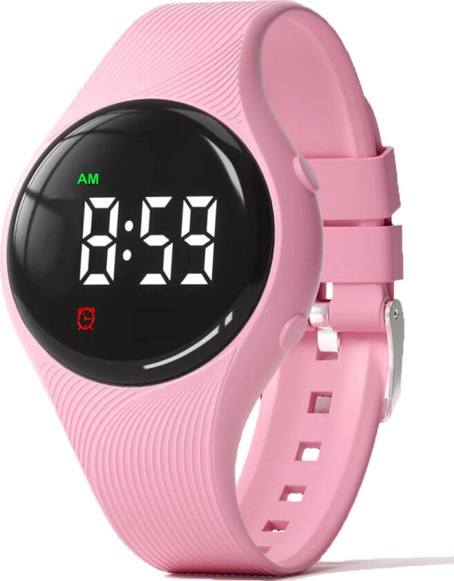 Vibrating Reminder Watch 15 Alarms 15GV4pink - Digital - Rosa - Unisex - Silikon - Akryl