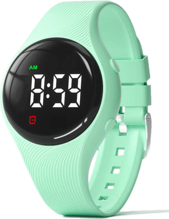 Vibrating Reminder Watch 15 Alarms 15GV4green - Digital - Grønn - Unisex - Silikon - Akryl