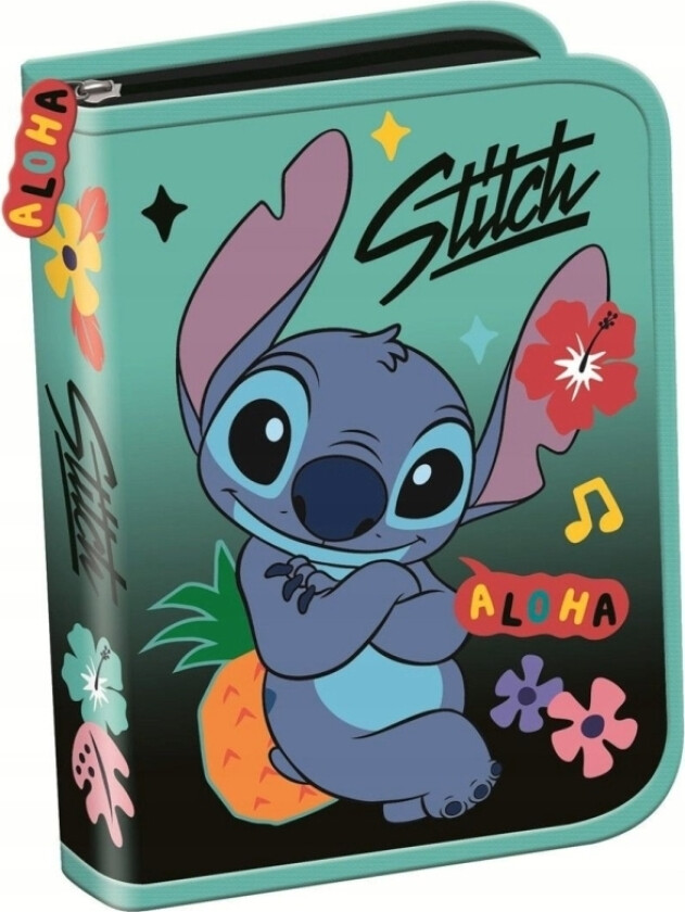 Two Flap Pencil Case Without Accessories Stitch Mint