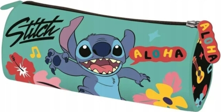 Stitch Mint Aloha Tuba Pencil Case