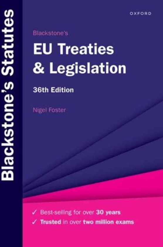Blackstone's EU Treaties & Legislation