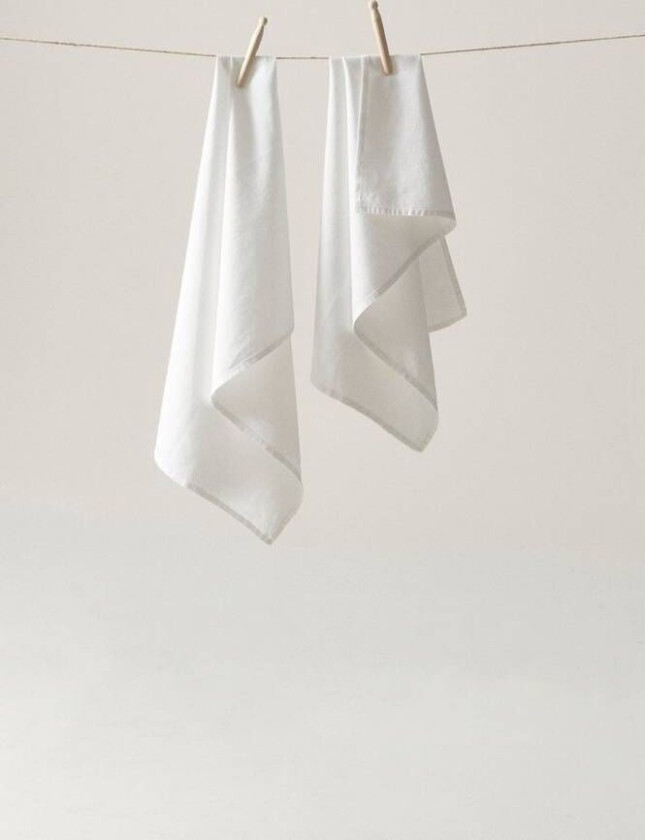 KIT kjøkkenhåndkle 2-pk Eliseouter: champagne color leather /inside: offwhite color velvet