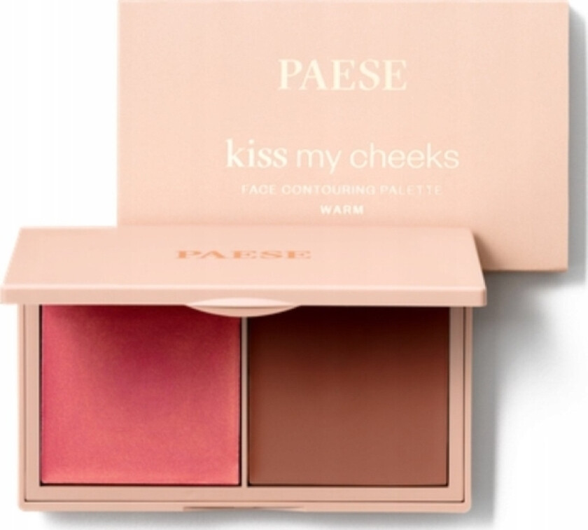 Paese_Kiss My Cheeks Ansiktskonturpalett Varm 15G