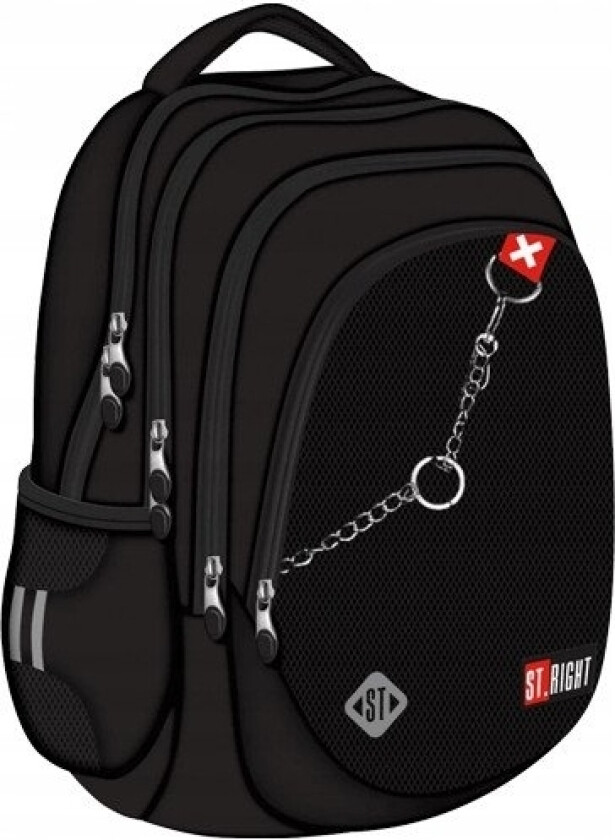 Ryggsekk 31X40x14 1 Glidelås 5 Lommer Rett X Hvit Fo