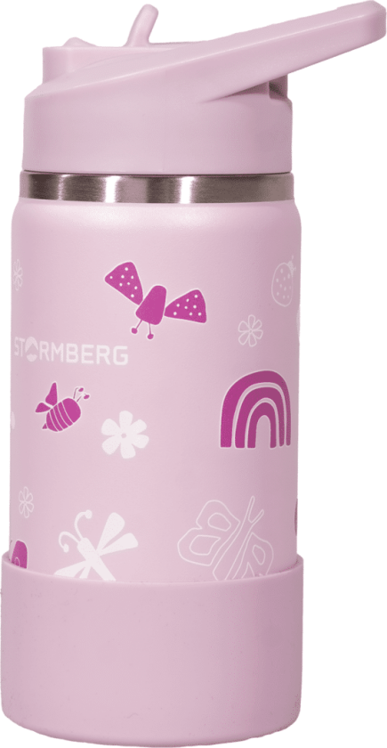 Kall Insulated Bottle Kids 0,35L, drikkeflaske, termo, barn Pink