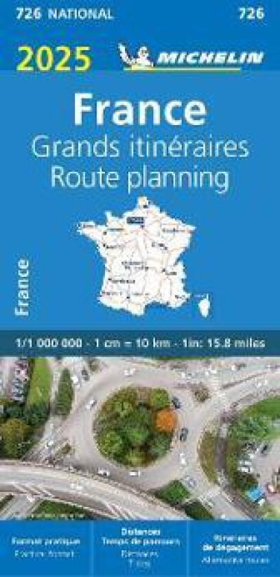 France Route Planning 2025 - Michelin National Map 726