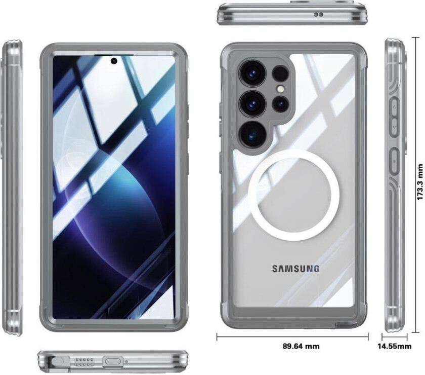 INF Samsung Galaxy S25 Ultra beskyttelsesdeksel - støtsikker, støvtett, fallbeskyttelse