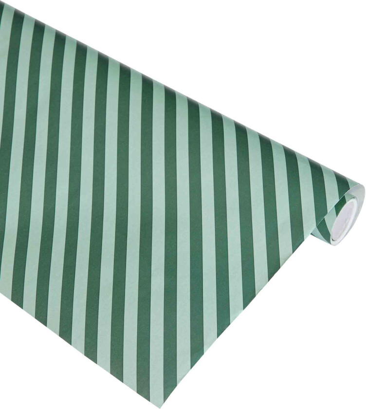 Gavepapir Stripe, grønn