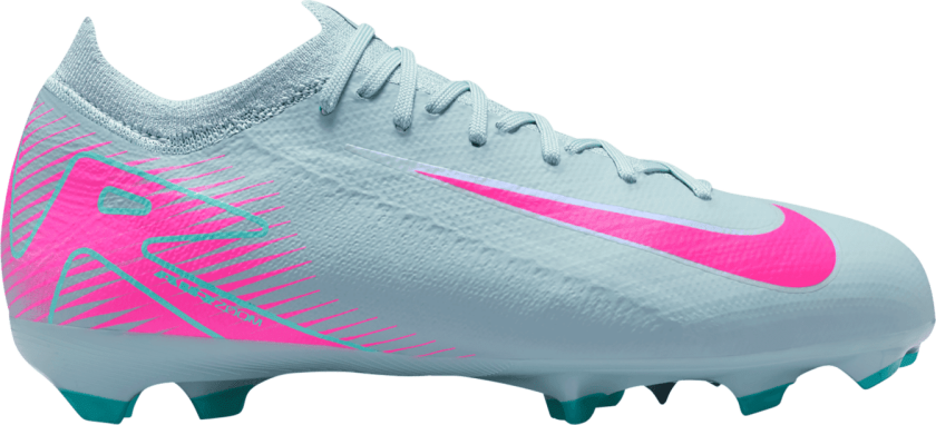 Mercurial Vapor 16 Pro FG Q2 25, fotballsko gress, junior OCEAN CUBE/PINK BLAS