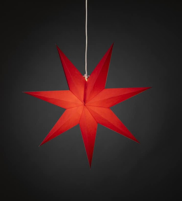 Adventsstjerne Gnosjö Konstsmide Rød 60 cm