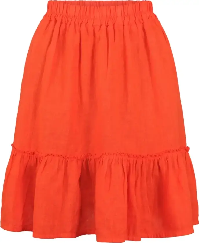 Dame, Skjørt, Oransje, L