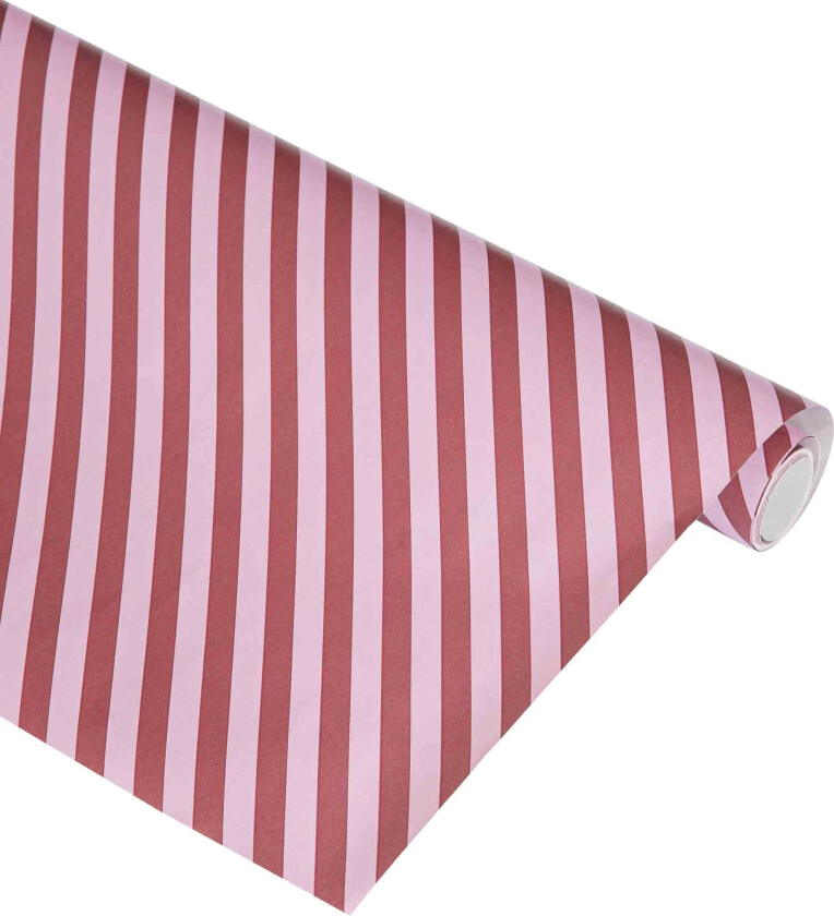 Gavepapir Stripe, rosa