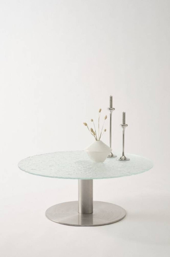 PALMETTO sofabord Ø 90 cm Krom