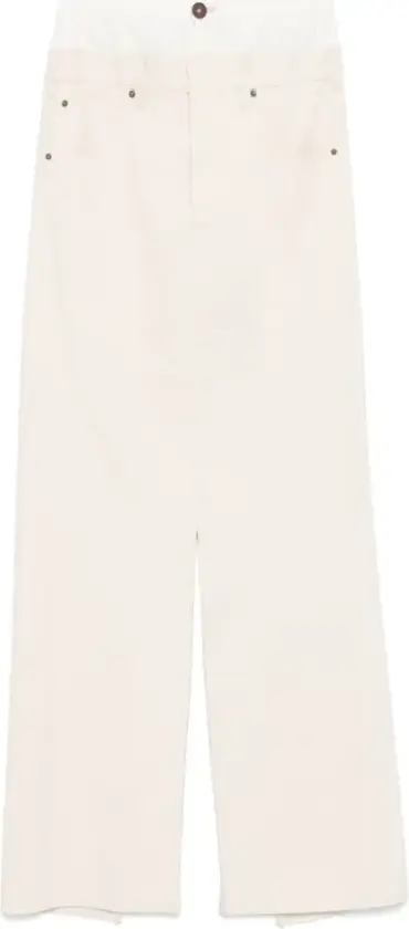 Dame, Skjørt, Beige, 2XS