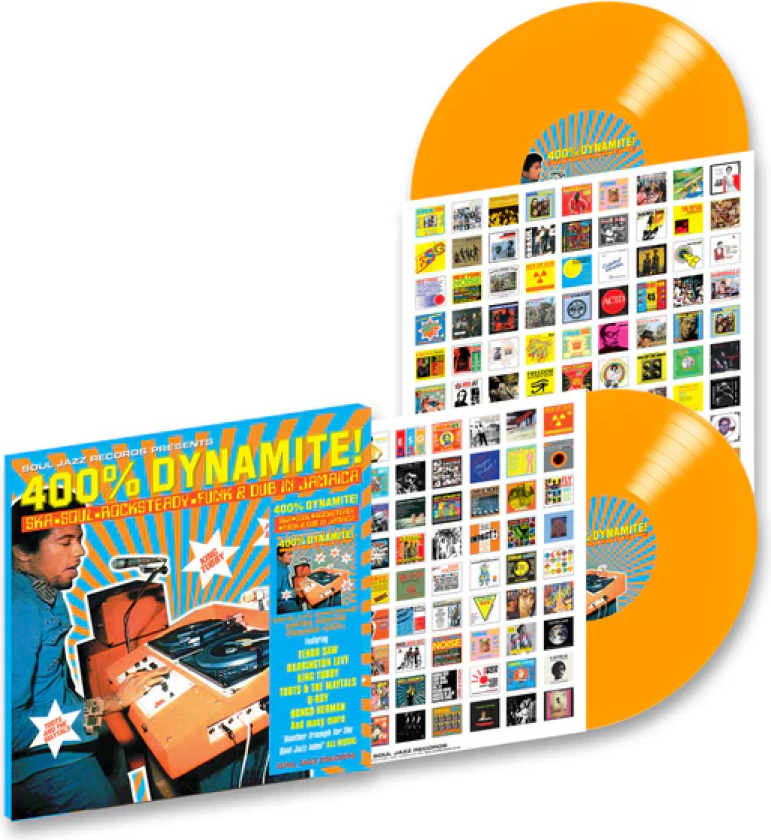 Diverse Reggae 400% Dynamite! Ska, Soul, Rocksteady, Funk and Dub in Jamaica LP/Vinyl