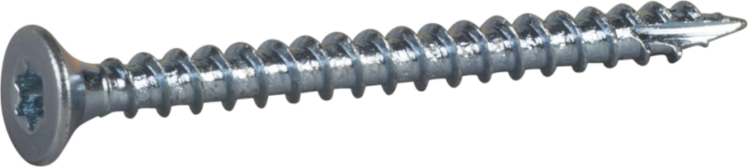 Treskrue helgjenget senkehode torx stål ø: 3mm l: 35mm blankforsinket ant: 200stk