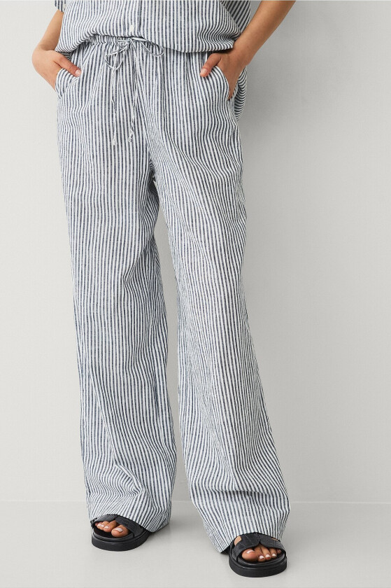 Linbukser med løpesnor - Blå